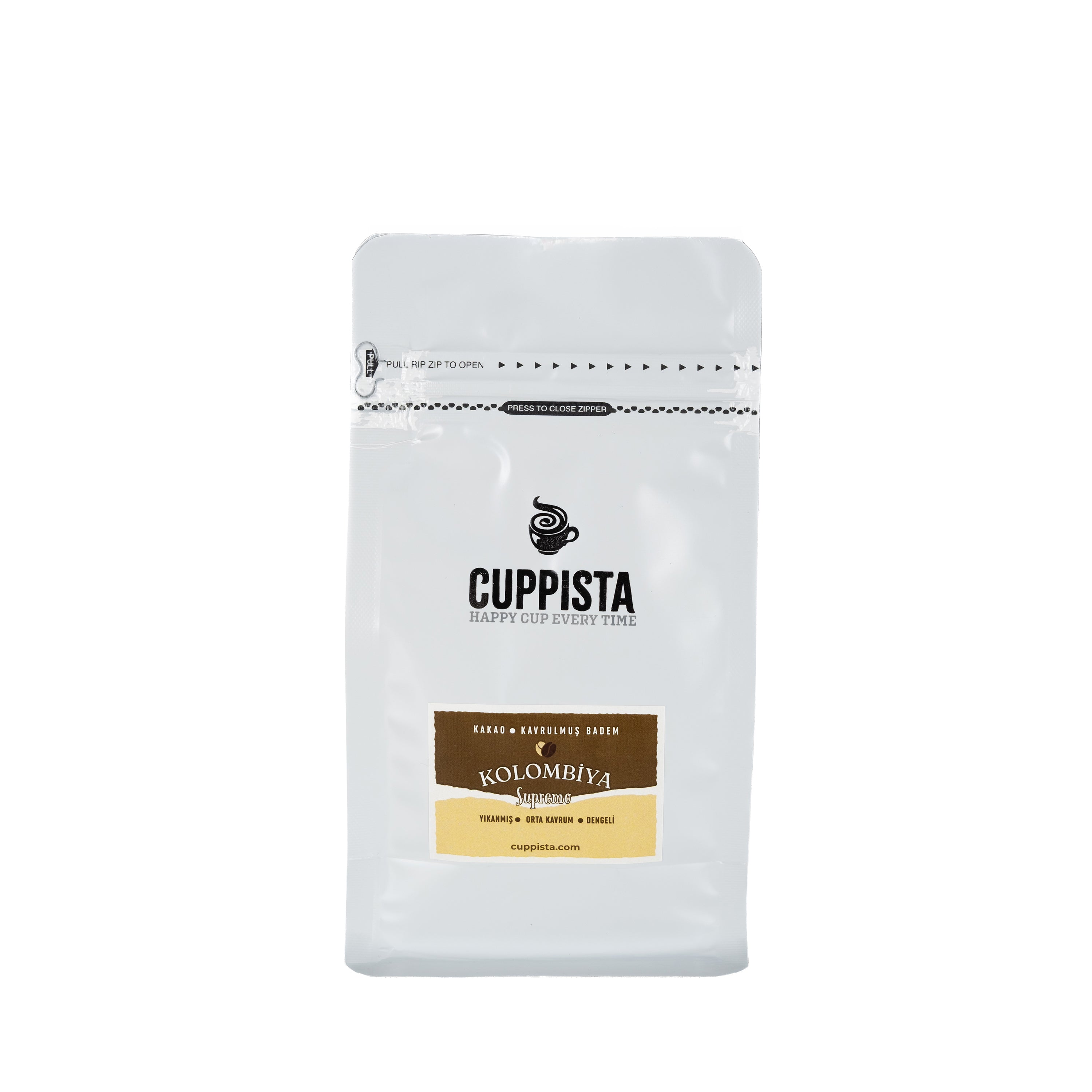 Cuppista Kolombiya Supremo Çekirdek Kahve 250 gr