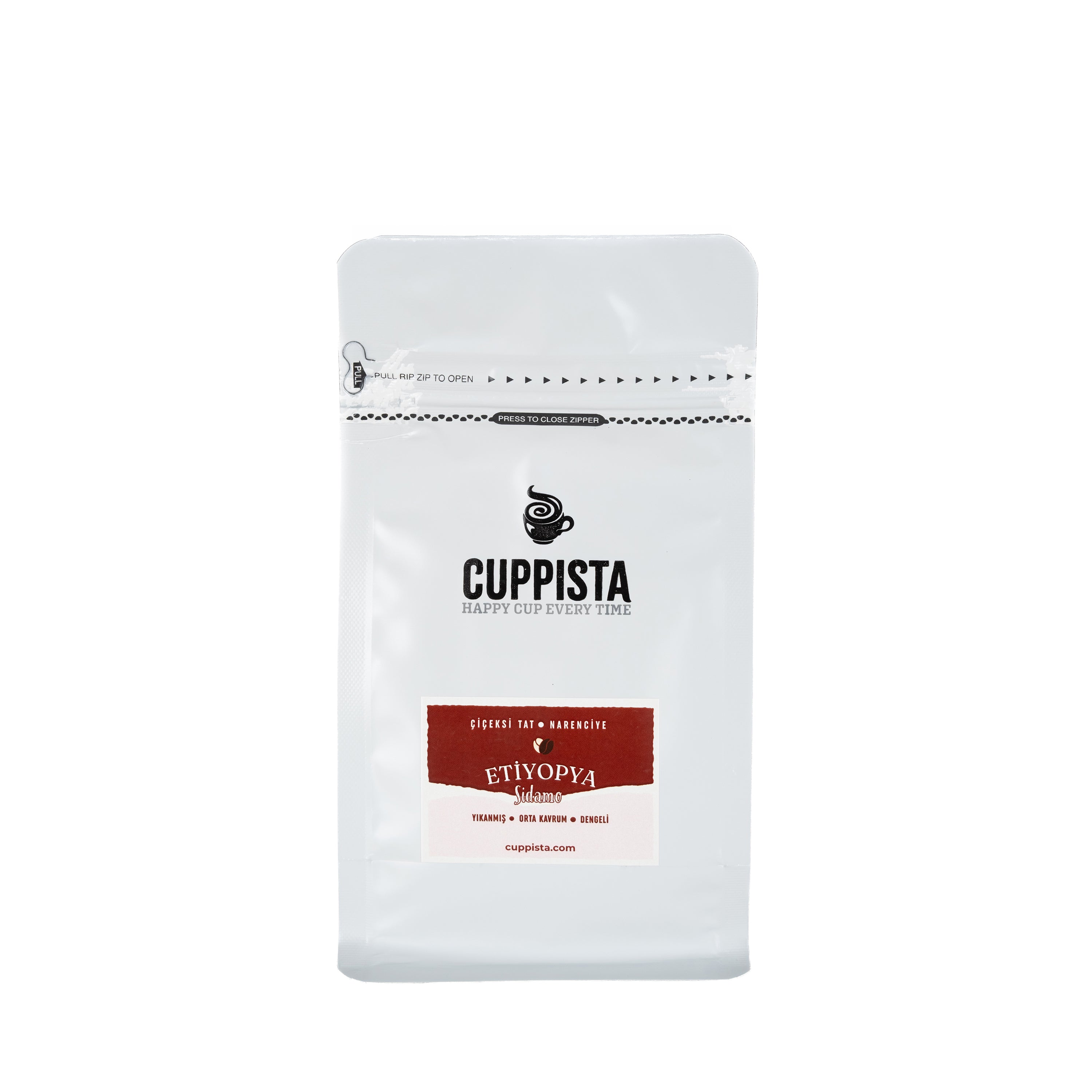 Cuppista Etiyopya Sidamo Çekirdek Kahve 250 gr